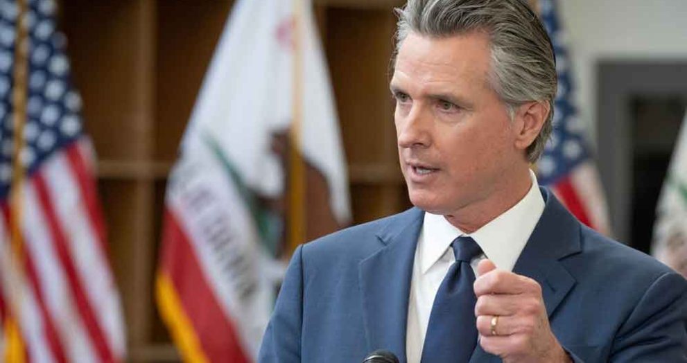 California Governor Gavin Newsom