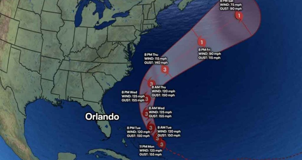 Hurricane Erin Path Tracker