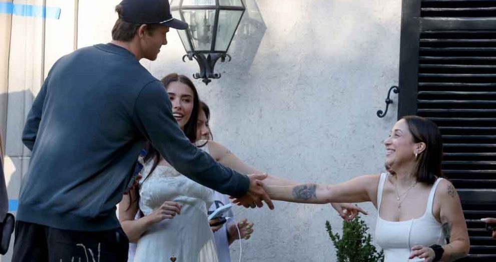 Madison Beer and Justin Herbert