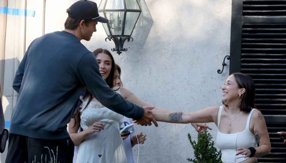 Madison Beer and Justin Herbert