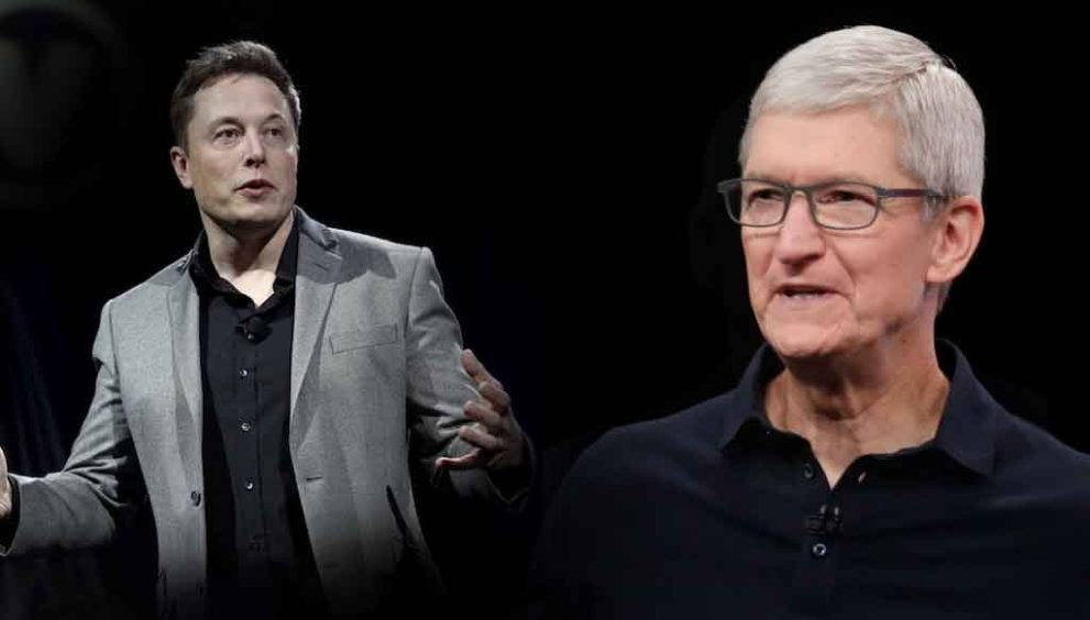 elon musk and tim cook