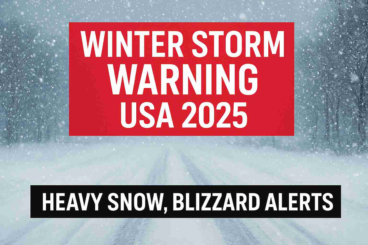 Winter Storm Warning USA 2025: Heavy Snow, Blizzard Alerts - click usa news