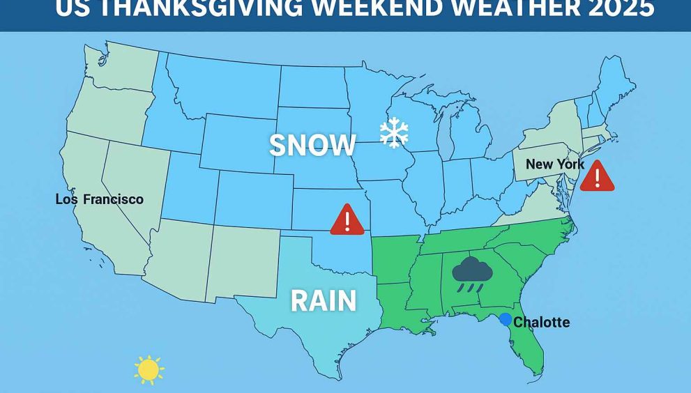 Thanksgiving 2025 Weather Across America: What Travelers Need to Know