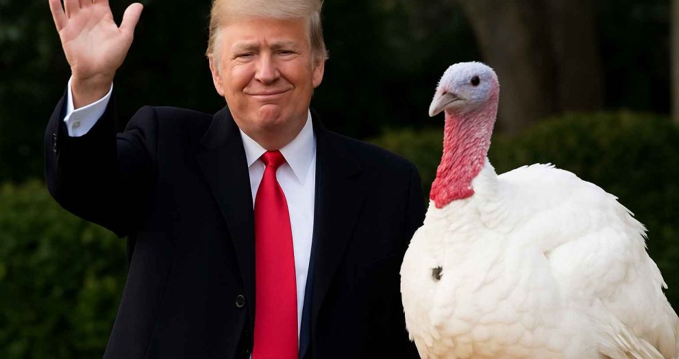 Trump humor Rose Garden 2025