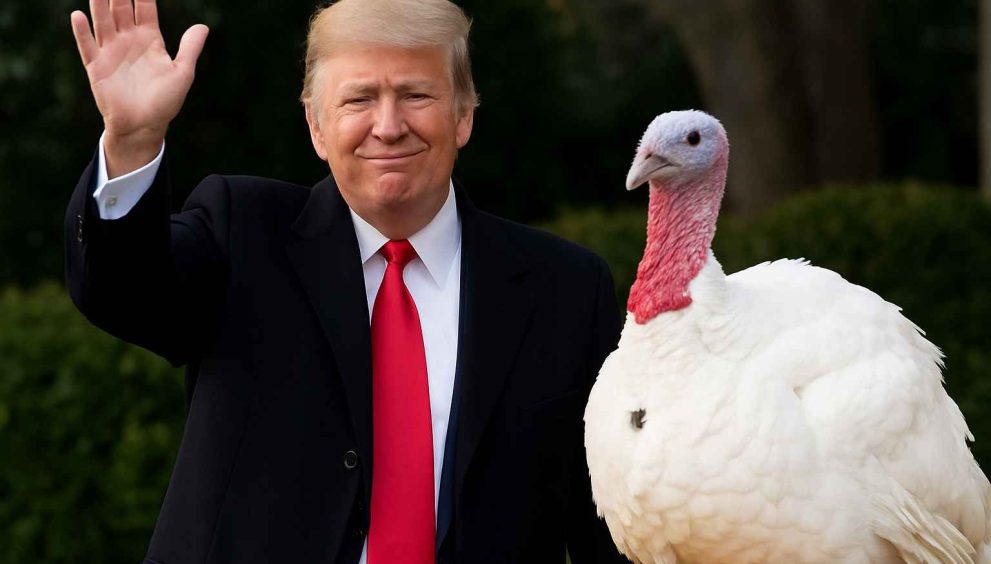 Trump humor Rose Garden 2025