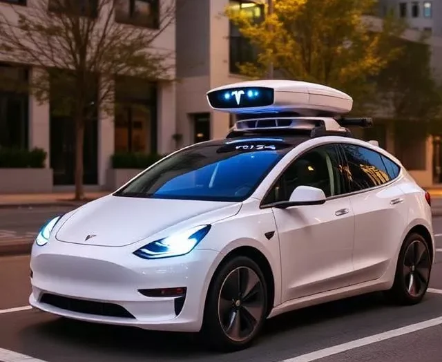 Tesla Robotaxis Unfazed by SF Blackout as Waymo Suspends