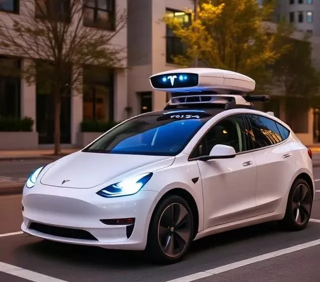 Tesla Robotaxis Unfazed by SF Blackout as Waymo Suspends