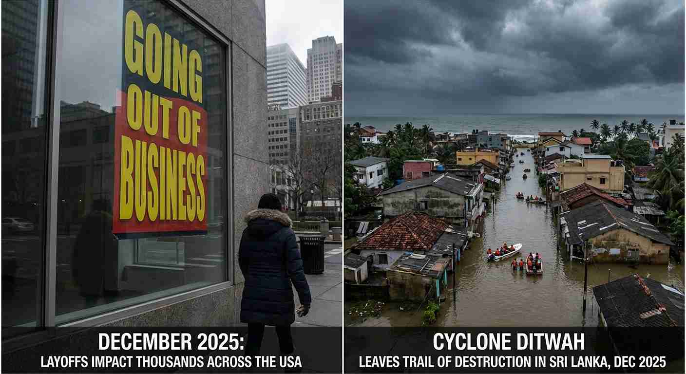 Cyclone Ditwah Ravages Sri Lanka: Massive - click usa news