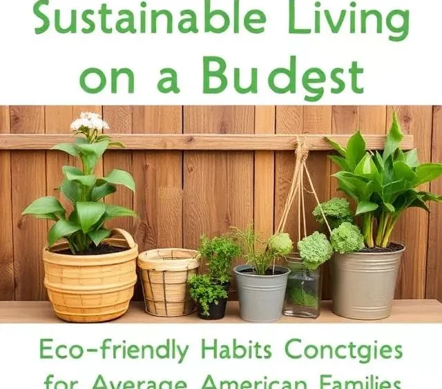 Sustainable Living on a Budget: Eco-Friendly Habits for Average American Families