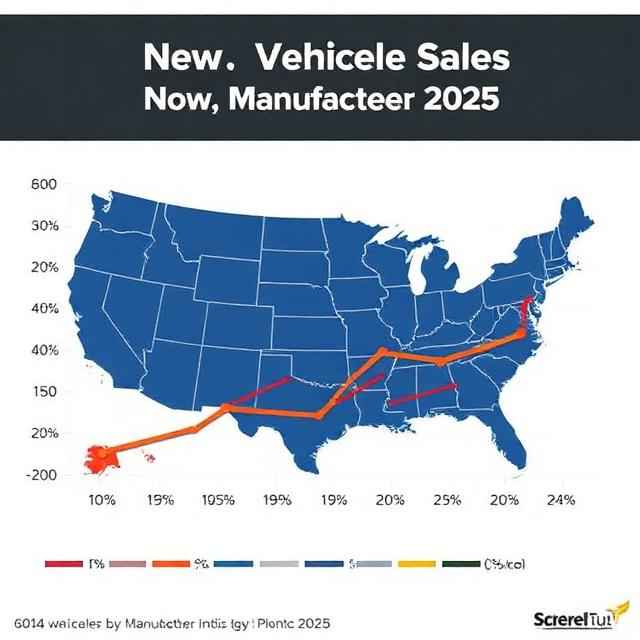U.S. New Vehicle Sales by Manufacturer - November 2025 click usa news