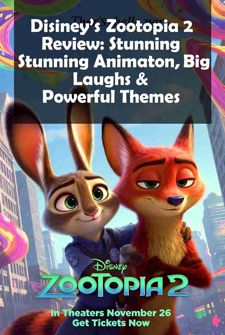 Disney’s Zootopia 2 Review: Stunning Animation, Big Laughs & Powerful - click usa news
