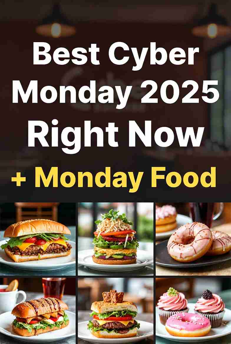 Best Cyber Monday 2025 Deals Right Now + Monday Food - click usa news