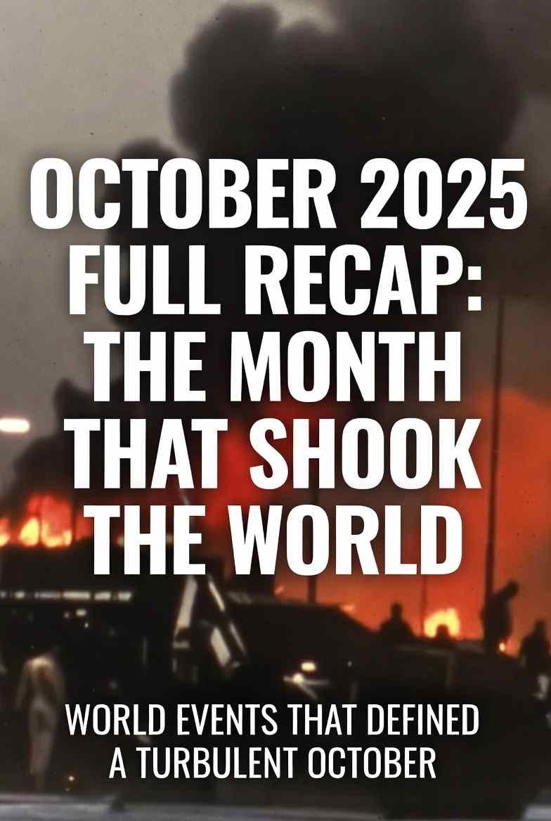 October 2025 Full Recap: The Month That Shook - click usa news