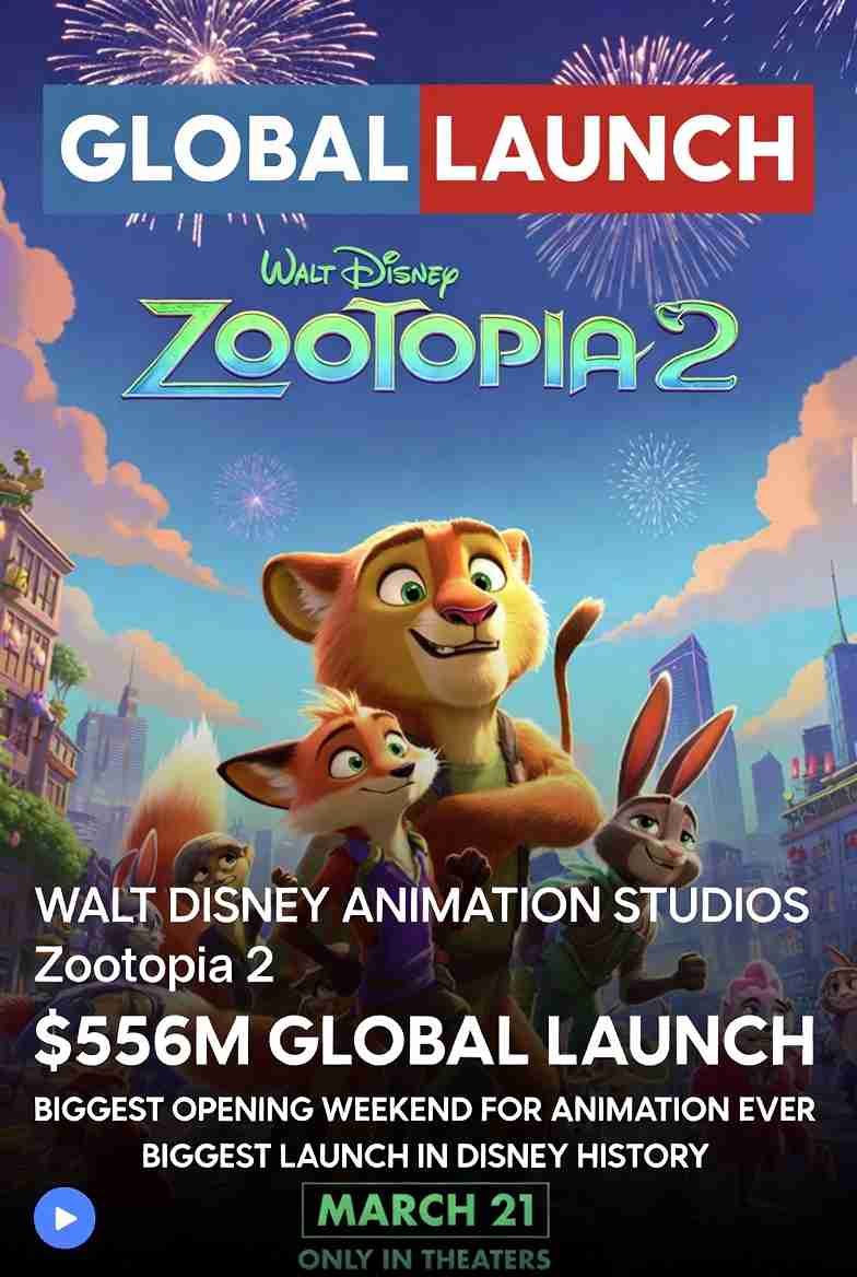 Zootopia 2 Delivers a Record-Breaking $556M Global Launch, Sets New - click usa news