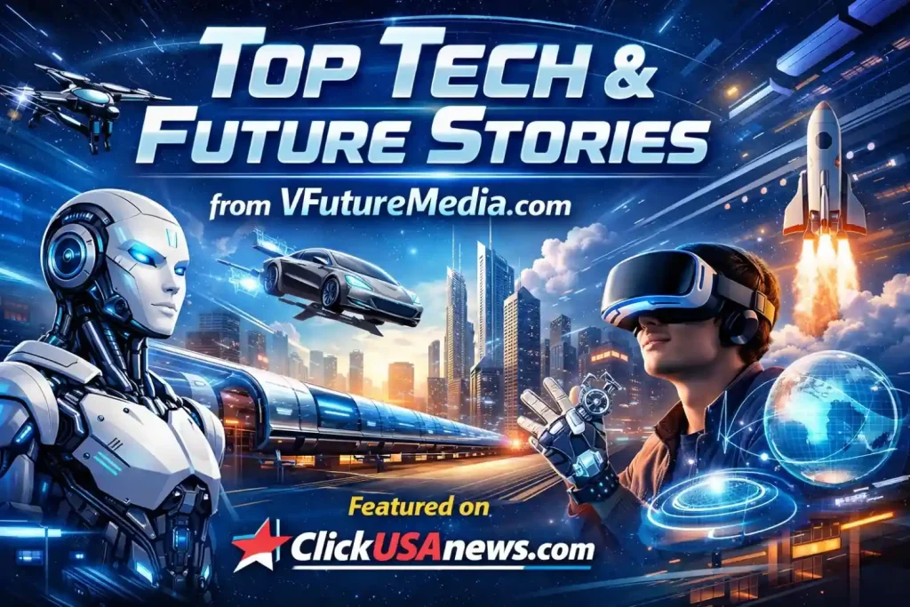 Top Tech & Future Stories from VFutureMedia.com – Featured on ClickUSAnews.com