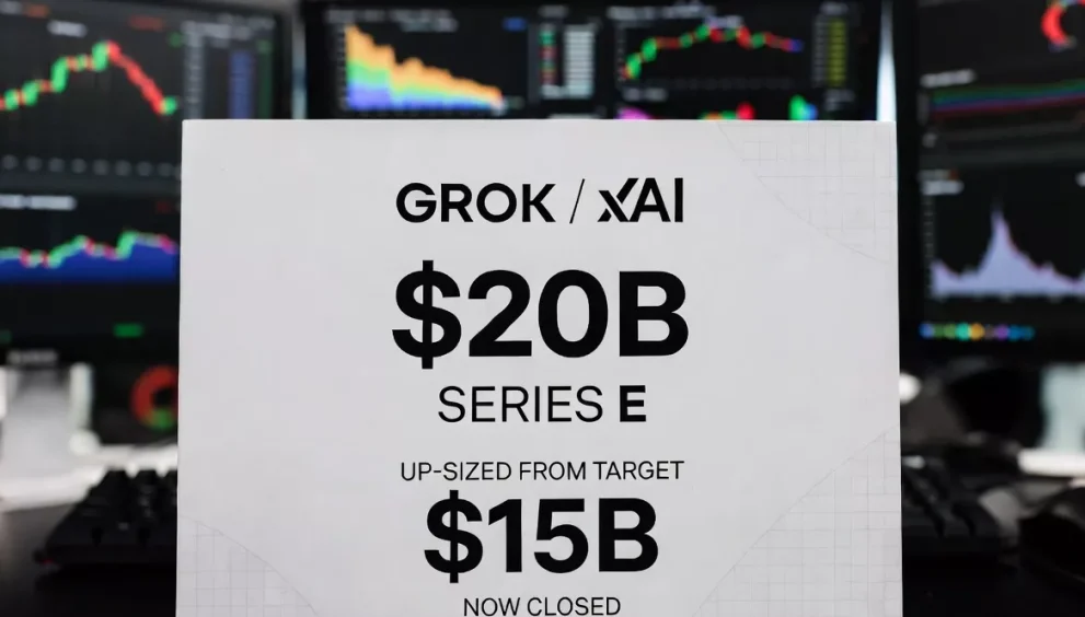Grok / xAI: Massive $20B Series E funding (upsized from $15B target) closed