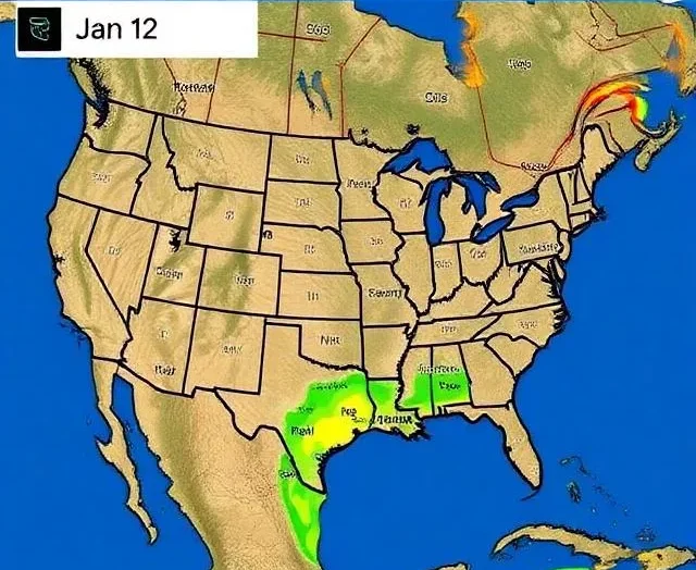 USA Weekend Weather Forecast: January 10-12, 2026 – Statewise