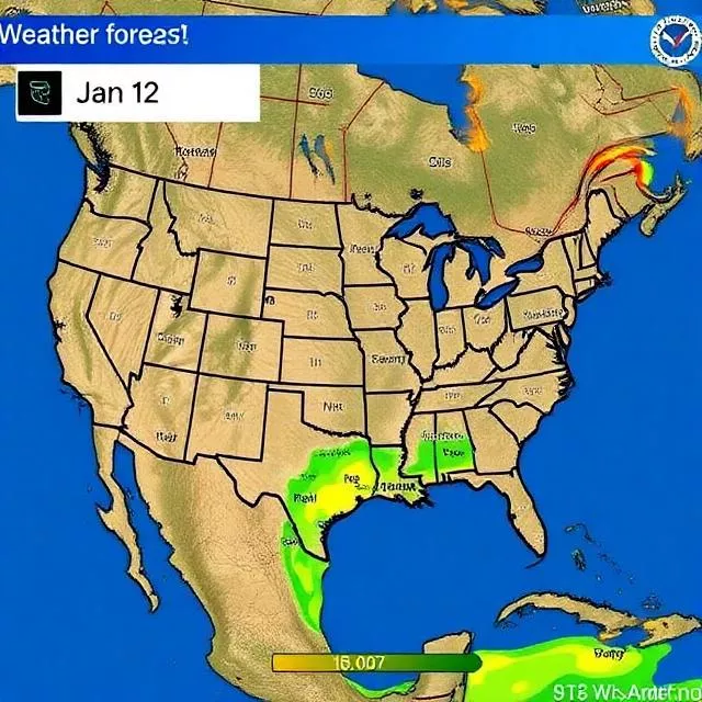 USA Weekend Weather Forecast: January 10-12, 2026 – Statewise