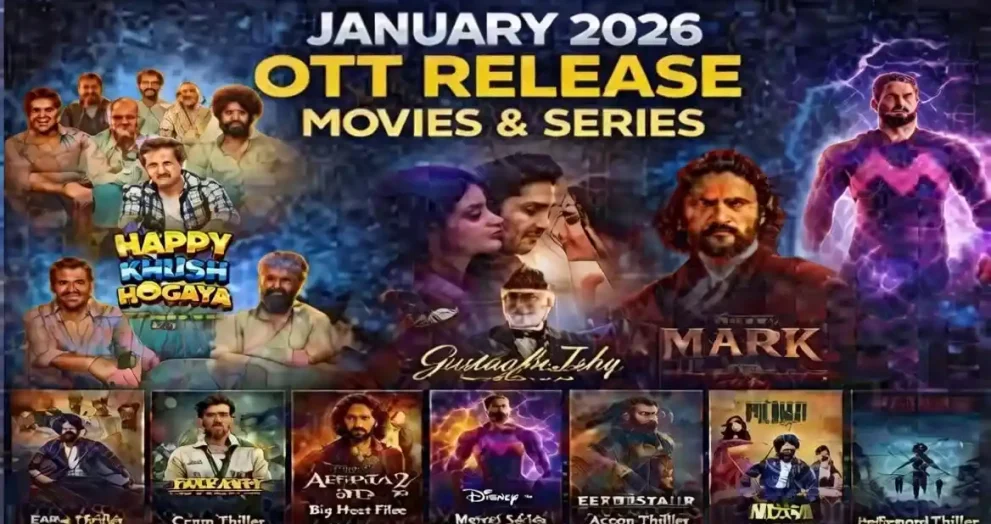 Major OTT Releases This Week (January 3-9, 2026): Top New Movies