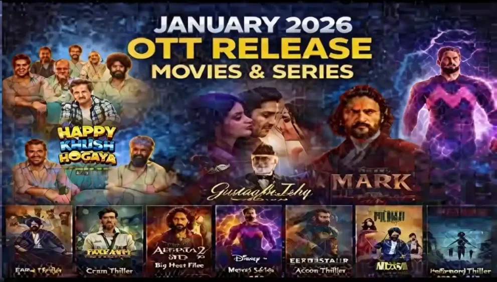 Major OTT Releases This Week (January 3-9, 2026): Top New Movies