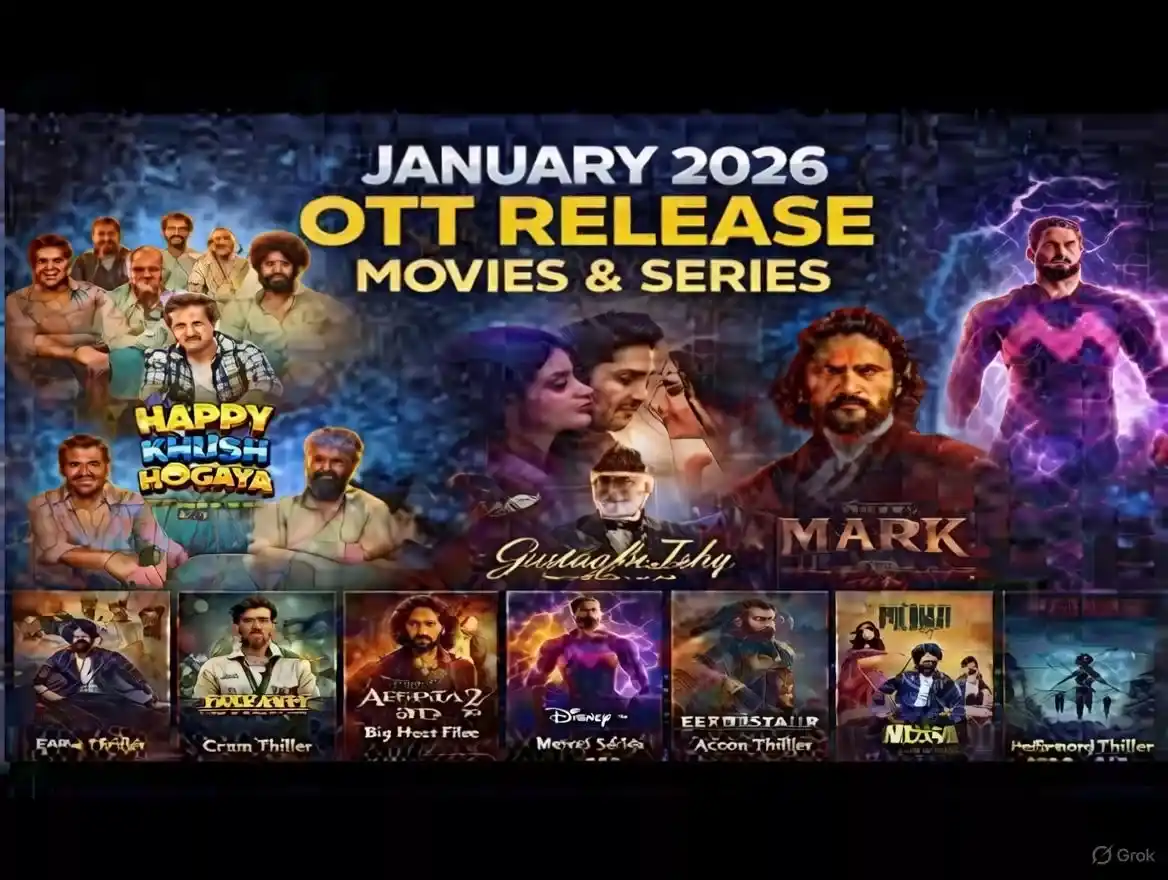 Major OTT Releases This Week (January 3-9, 2026): Top New Movies