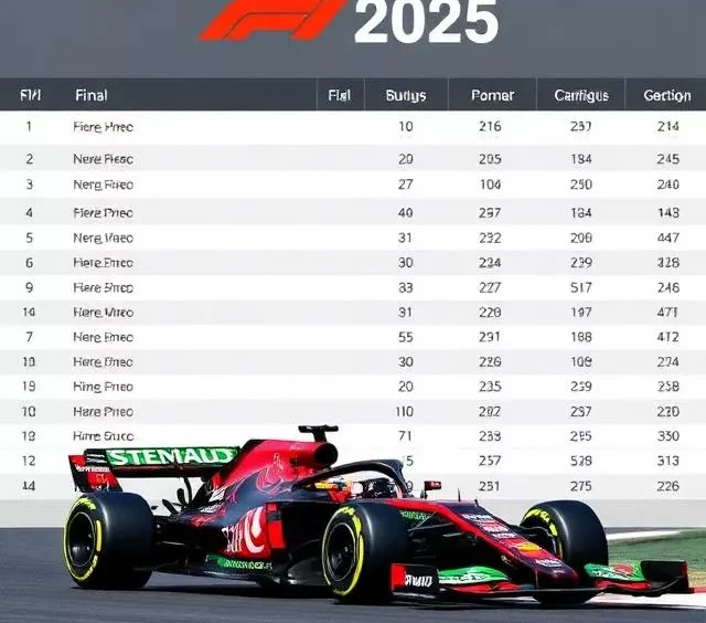 F1 2025 Standings: Complete Final Drivers' and Constructors' Championship Results