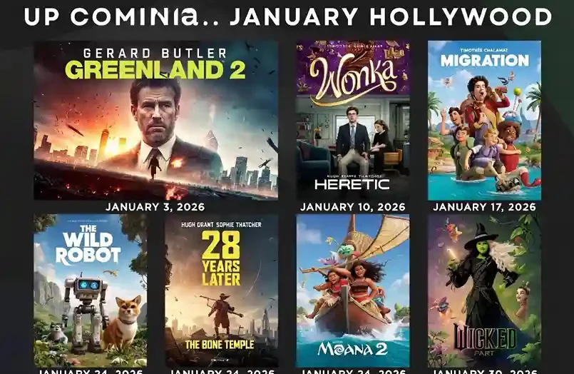 Top New Hollywood Movies Releasing This January