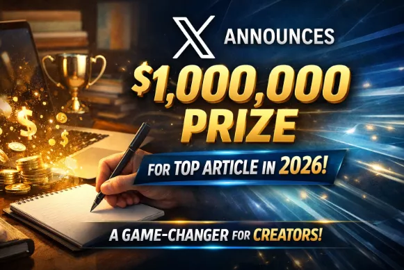X Announces $1 Million Prize for Top Article in 2026: A Game-Changer for Creators