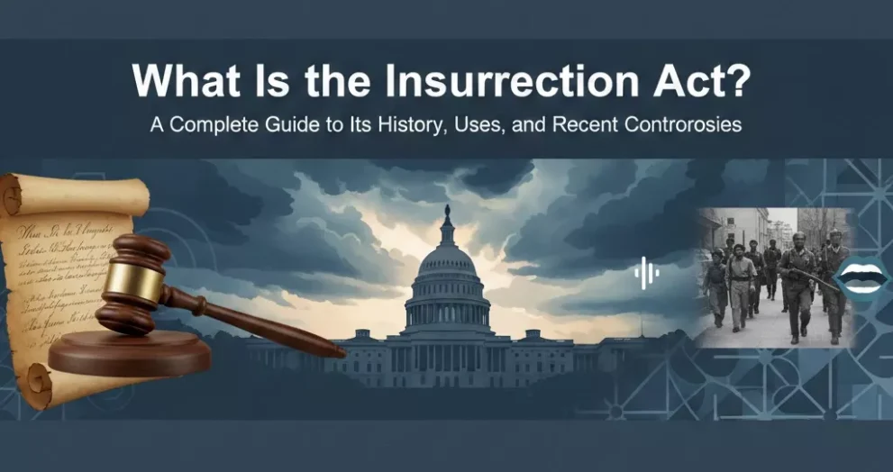 What Is the Insurrection Act? A Complete Guide to Its History, Uses, and Recent Controversies