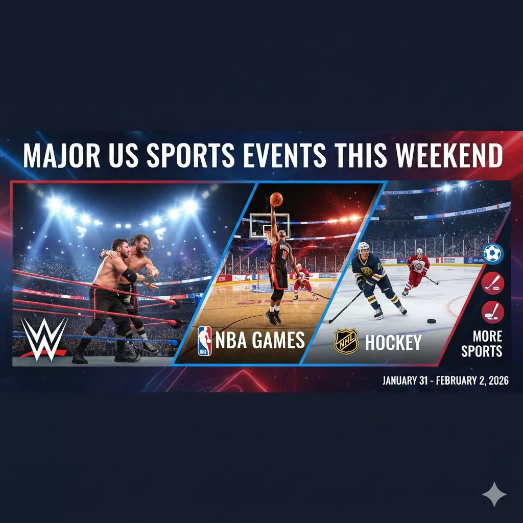 Major US Sports Events This Weekend: WWE, NBA, NHL & More