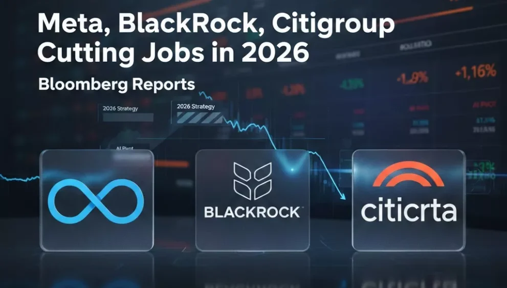 Meta, BlackRock, Citigroup Cutting Jobs in 2026 — Bloomberg Reports