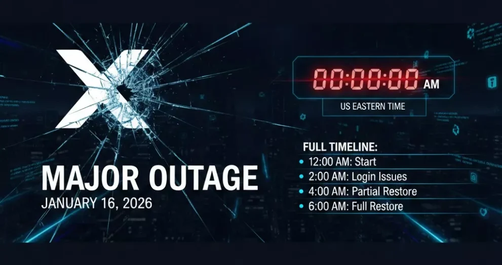 X (Twitter) Major Outage January 16, 2026: Full Timeline in US Eastern Time