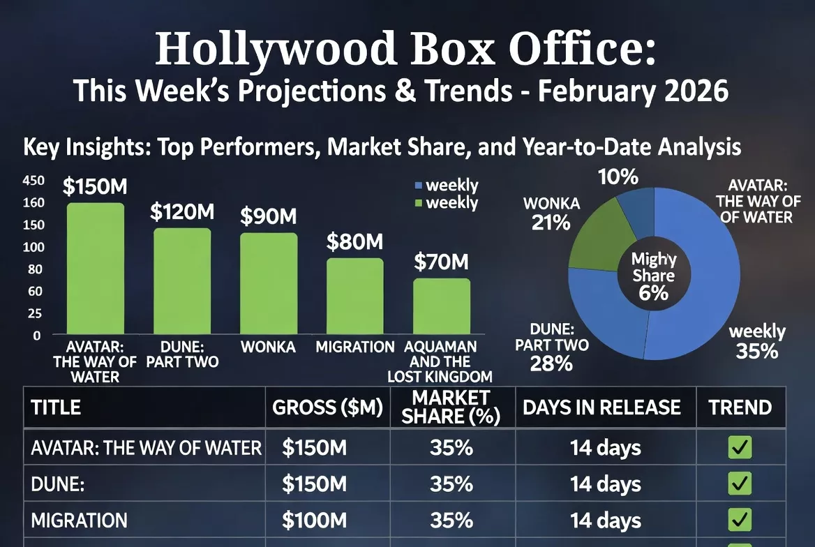 Hollywood Box Office This Week: February 2026 Projections