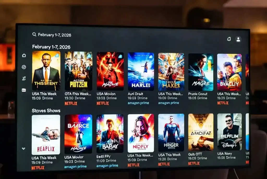 USA OTT Releases Feb 1–7, 2026: New Movies & Shows