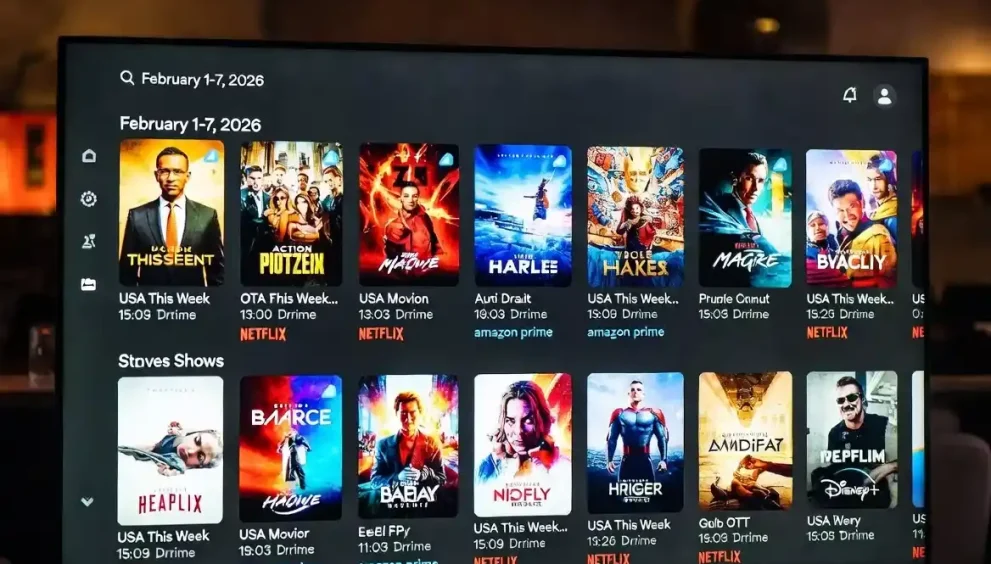 USA OTT Releases Feb 1–7, 2026: New Movies & Shows