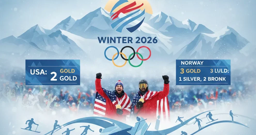USA Strikes Gold Twice on Day 2 of Winter Olympics