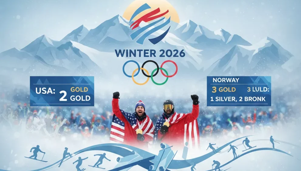 USA Strikes Gold Twice on Day 2 of Winter Olympics
