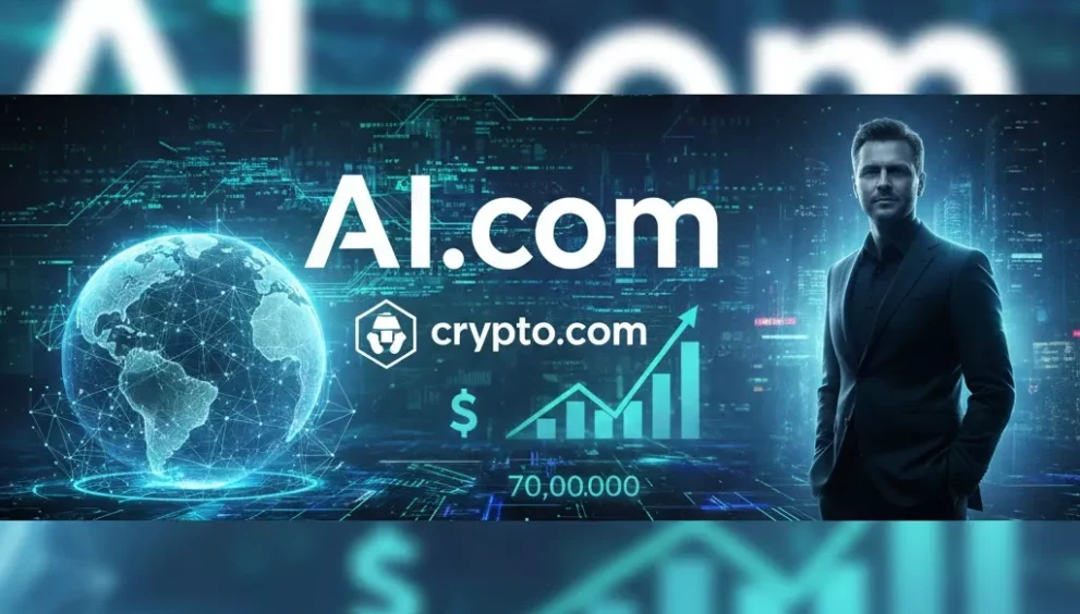 AI.com Sold for $70 Million: Crypto.com CEO Kris Marszalek Sets New Record in Historic Domain Deal