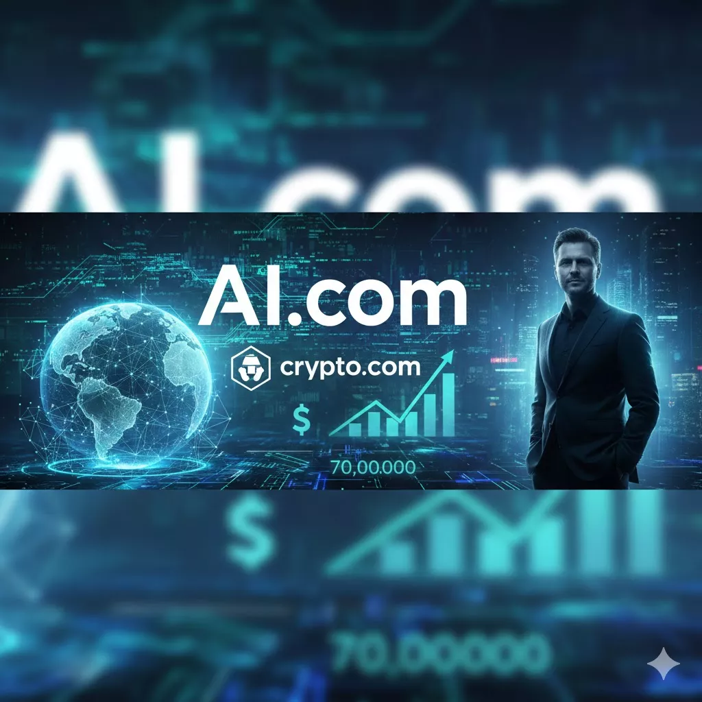 AI.com Sold for $70 Million: Crypto.com CEO Kris Marszalek Sets New Record in Historic Domain Deal