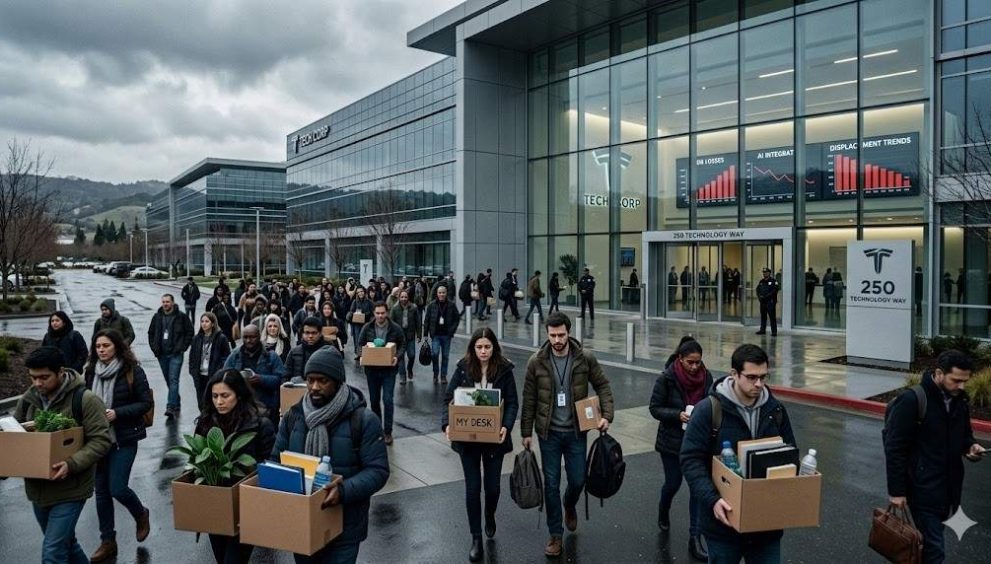 Feb 2026 U.S. Tech Layoffs Surge Amid AI Adoption