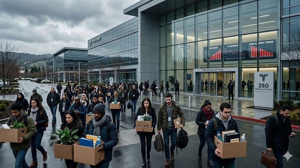 Feb 2026 U.S. Tech Layoffs Surge Amid AI Adoption