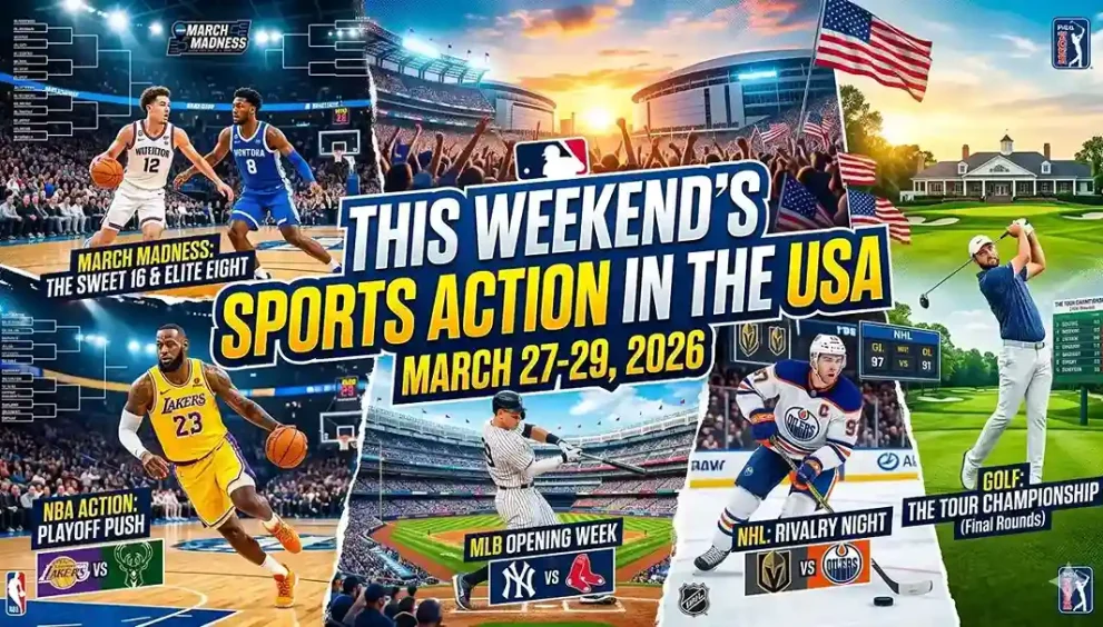 USA Sports This Weekend (Mar 27–29, 2026): Top Action
