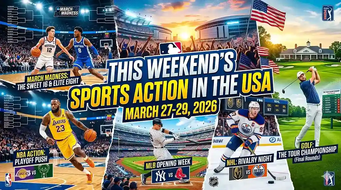 USA Sports This Weekend (Mar 27–29, 2026): Top Action