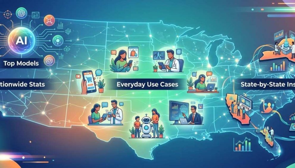 AI Usage by Americans in 2026: Nationwide Stats, Top Models, Everyday Use Cases & State-by-State Insights