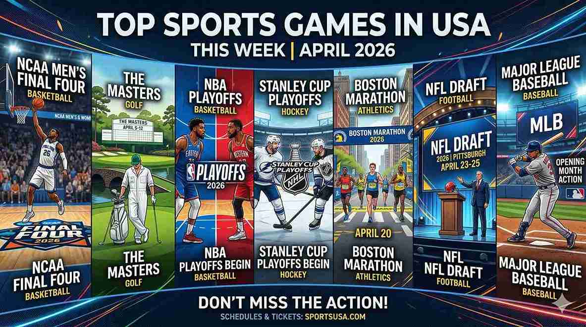 Top Sports Games in USA This Week April 2026