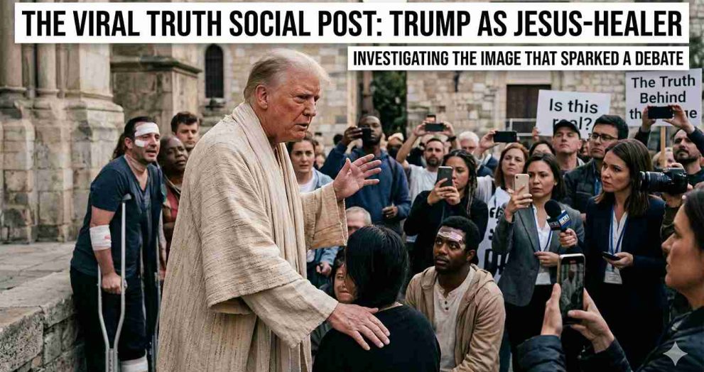 The Viral Truth Social Post: Trump as Jesus-Healer