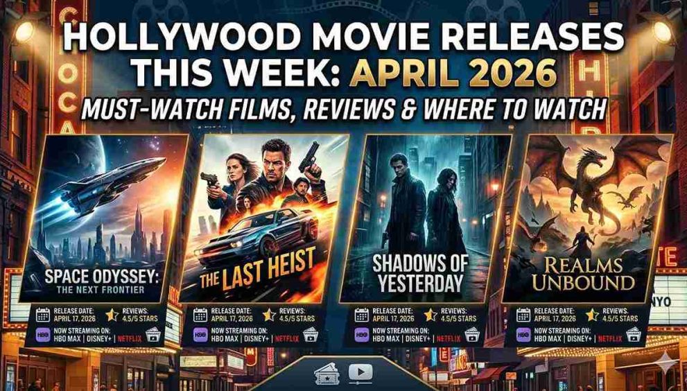 Hollywood Releases This Week April 2026 Guide