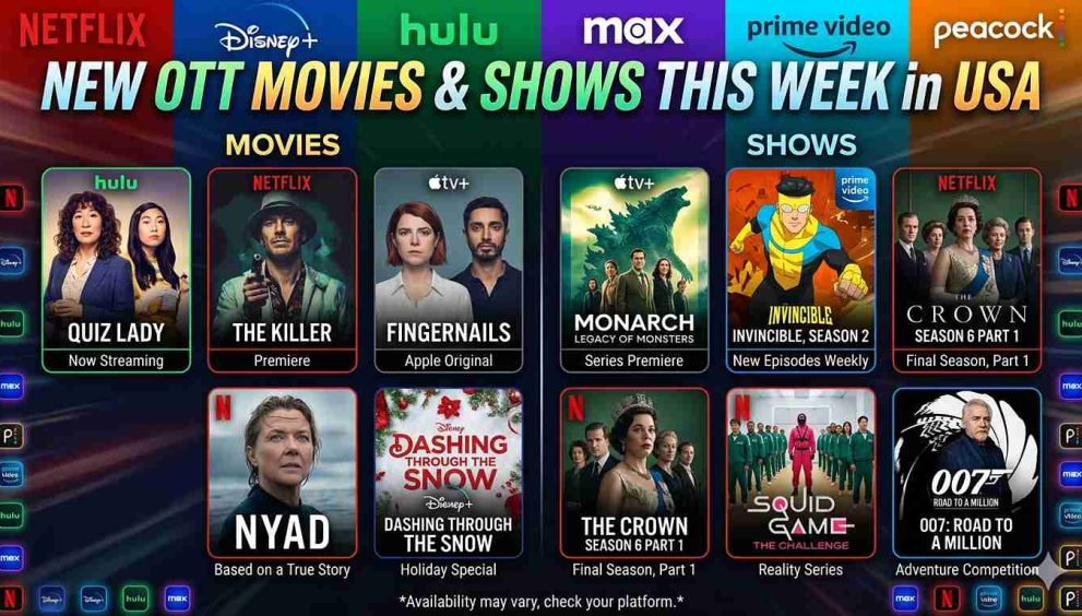 New OTT Movies & Shows This Week in USA
