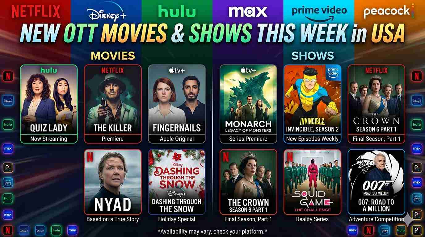 New OTT Movies & Shows This Week in USA