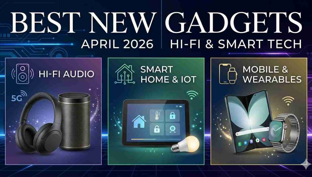 Best New Gadgets April 2026: Hi-Fi & Smart Tech